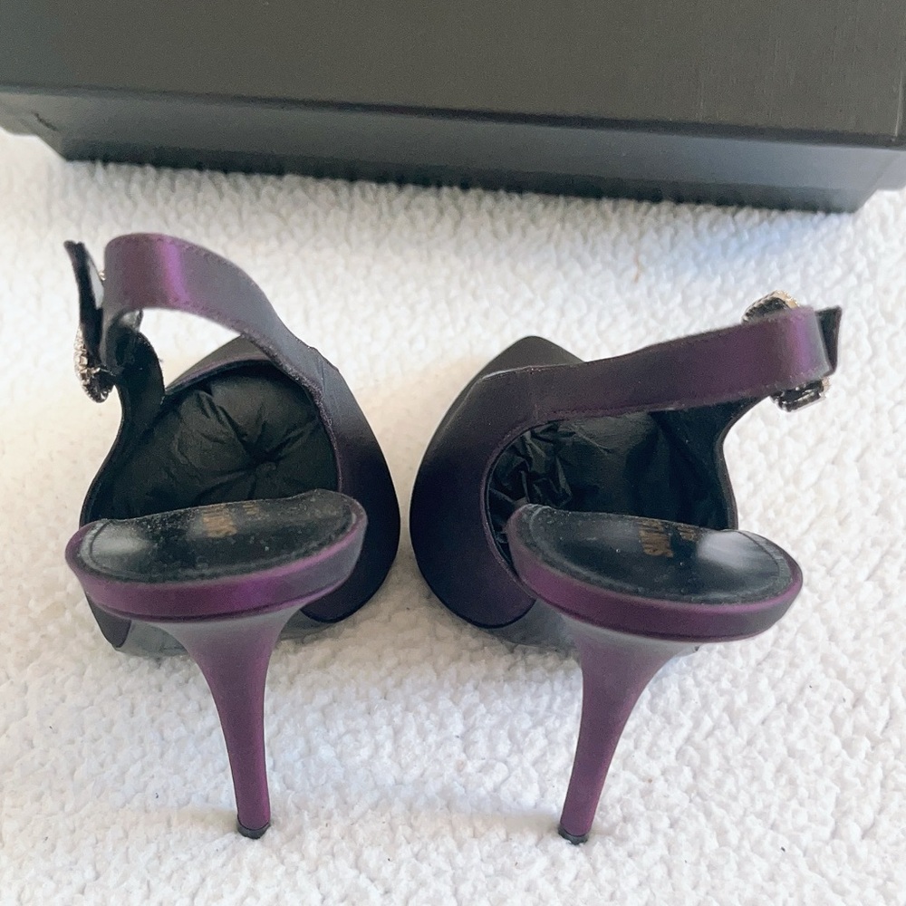 SAINT LAURENT Yasmeen 115 Slingback Pumps - Picture 5 of 16